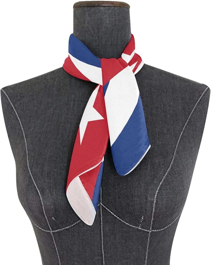 Women's Fashion Silk Scarf Square Satin Headscarf Neck Scarf Head Hair Wraps