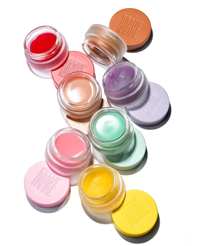 MAKE Beauty Lip Reset Overnight Lip Mask. Nourishing, Hydrating Treatment for Dry, Flaky. Plumps, Softens, and Smooths. Mystic Mint Flavor