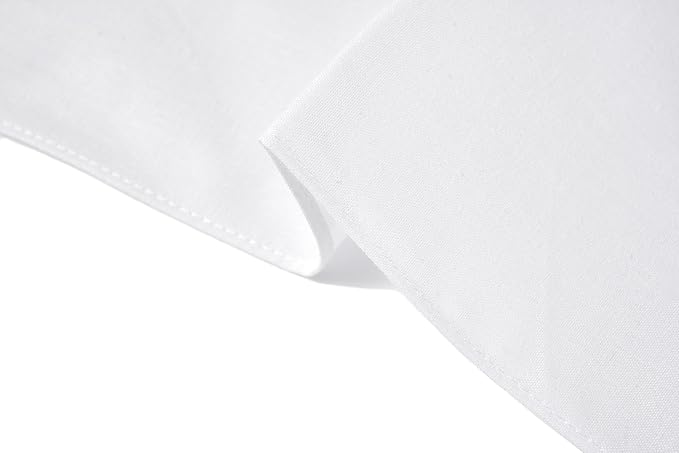 Premium Cotton Blend Handkerchiefs - Super Absorbent, Wrinkle Resistant for Sweat, Tears & Oil，Gentle on Skin,16 inch