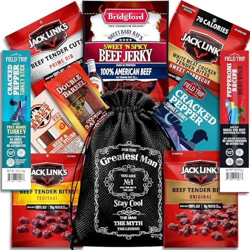 Jerky Gift Baskets For Men - Birthday Gifts For Men Who Have Everything by CheshireGifts