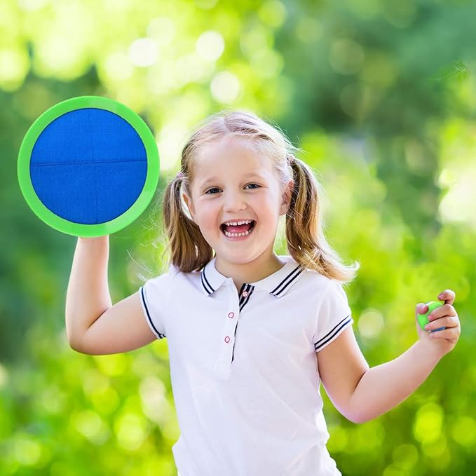 EVERICH TOY Upgraded Toss and Catch Ball Game Set, Outdoor Games for Kids Toys, Stocking Stuffers for Family Games, Beach Pool Yard Christmas Toys Birthday Gifts for Boys Girls 3 4 5 6 7 8-12 Year Old