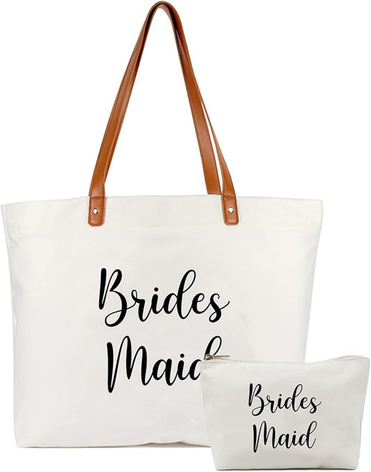 Lamyba New Mom Gifts, Mama Bag Tote with Makeup Bag, Cool Gifts for Mom to be/Expecting Mom/Pregnant Women