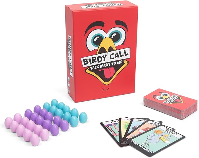 BIRDY CALL Family Party Game - The Hilarious, Loud & Loony Bird Matching Egg Collecting Card Game for Kids, Families & Friends - Christmas White Elephant Gifts, Stocking Stuffers + Board Games Night