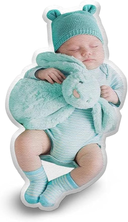 Personalized Pillow, Customizable Shaped Pillow, Double Side 3D Throw Pillows for Kids Bedroom Living Room and Sofa, 16"