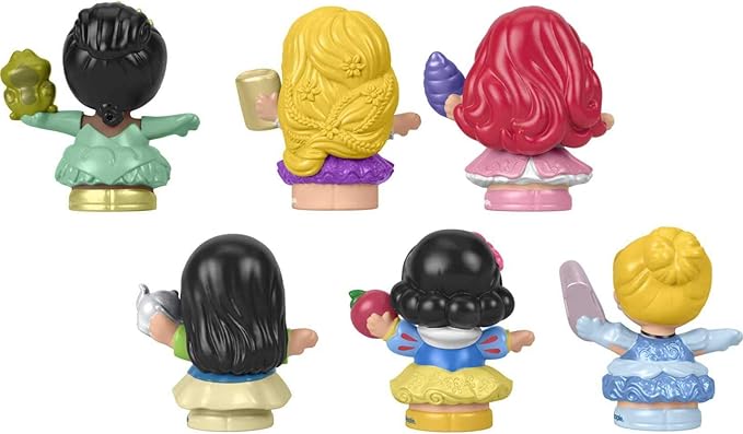 Fisher-Price Little People Toddler Toys Disney Princess Gift Set with 6 Character Figures for Preschool Pretend Play Ages 18+ Months (Amazon Exclusive)