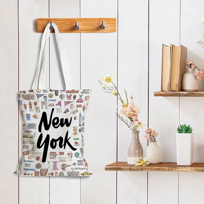 New York Paris Chicago Nashville Italy Los Angeles Las Vegas Lover Gifts Tote Bag Beach Bag Travel Gift
