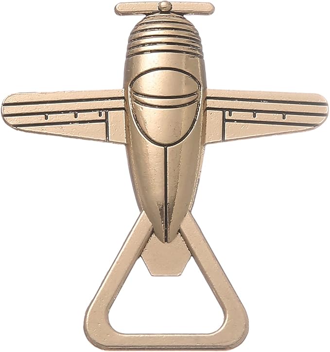 24 pcs Airplane Beer Bottle Opener Party Favor for Guests,Let the Adventure Begin Bottle Openers for Travel Theme Wedding Favor,Baby Shower Favor,Bridal Shower Party Favors