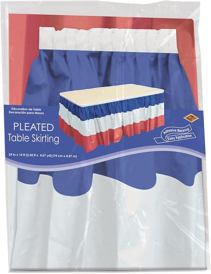 Beistle Patriotic Table Skirting
