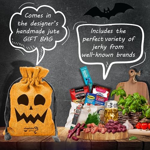 Beef Jerky Halloween Gifts Basket - Boo Basket With Spooky Basket Stuffers - Image 3