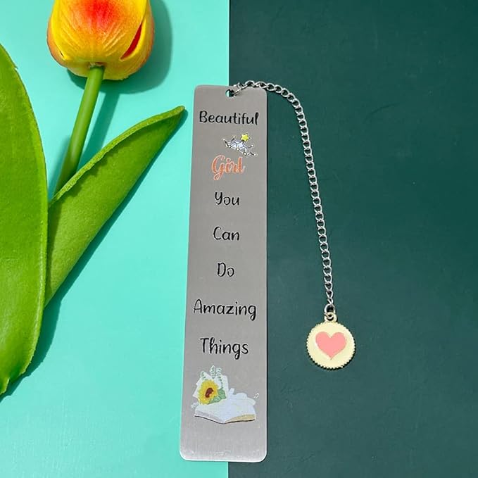 Bookmarks Women Daughter Sister Best Friend Graduation Inspirational Families Go to University Cousin Bookmark Appreciate Birthday Present Christmas Keepsakes Beautiful Girl You Can Do Amazing Things