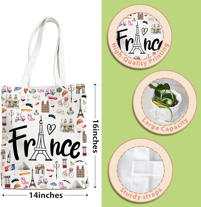New York Paris Chicago Nashville Italy Los Angeles Las Vegas Lover Gifts Tote Bag Beach Bag Travel Gift