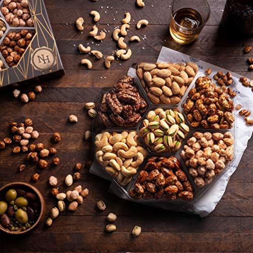 Holiday Nuts Gift Basket - Extra Large Assortment of Sweet & Roasted Salted Gourmet Nuts - Food Gift Box for Dad, Him, Husband, Christmas, Father's Day, Mother's Day, Family, Men & Women - Image 2
