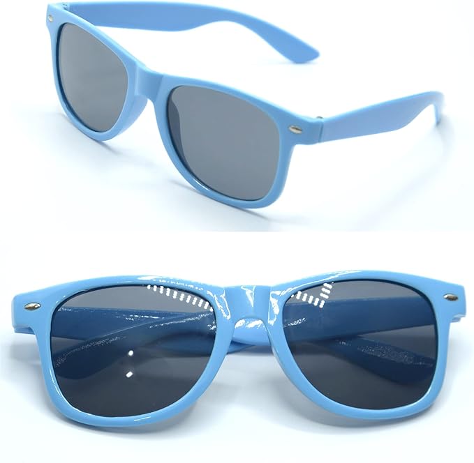 80pc Personalized Wedding Sunglasses Bulk for Guests Party Favors,Custom Personalized Logo Sunglasses Womens Men,Wedding Bridesmaid Sunglasses Gifts,Bachelor Party Favors Set （Blue）