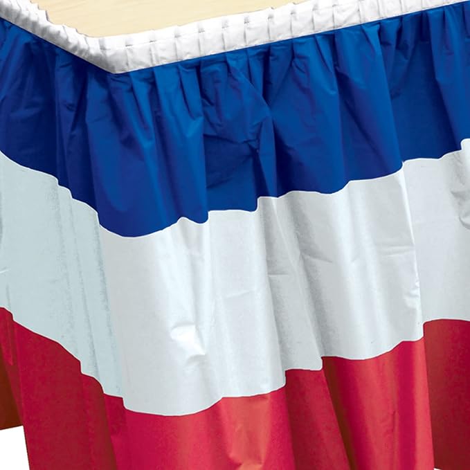 Beistle Patriotic Table Skirting