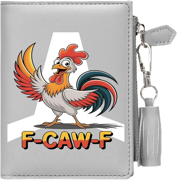 GEEAD Custom Design Small Wallets for Women Bifold Slim Coin Purse Zipper ID Card Holder for Christmas