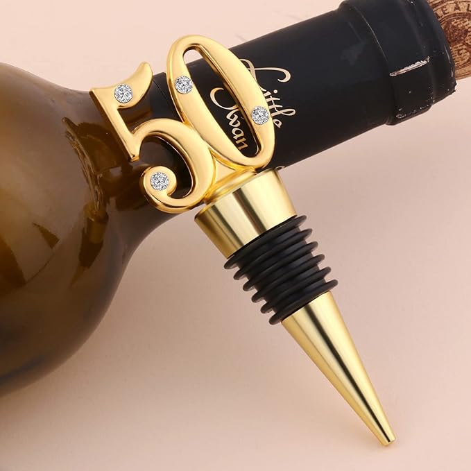 24 Pack 50th Birthday Party Favors For Guests 50 Years Old Wine Bottle With Gift Box For 50th Wedding Party Favor Souvenirs Decoration