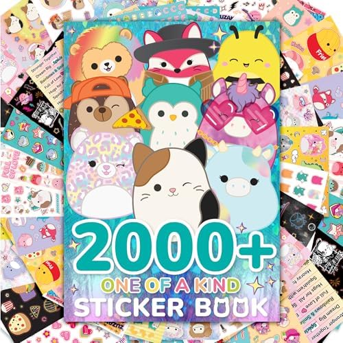 Horizon Group USA Sticker Book, Squishmallows, 2000+ Stickers by HorizonGroupUSA