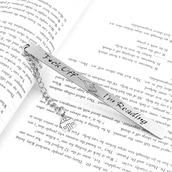 Quimoy Bookmarks for Women,Men,Funny Bookmarks for Book Lovers,Reading Lovers,Book Marks for Book Accessories