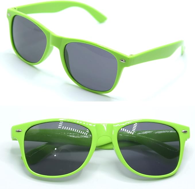 20pc Personalized Wedding Sunglasses Bulk for Guests Party Favors,Custom Personalized Logo Sunglasses Womens Men,Wedding Bridesmaid Sunglasses Gifts,Bachelor Party Favors Set （Green）
