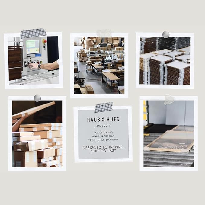 HAUS AND HUES Black & White Wall Collage Kit - Aesthetic Photo Collage Set of 50