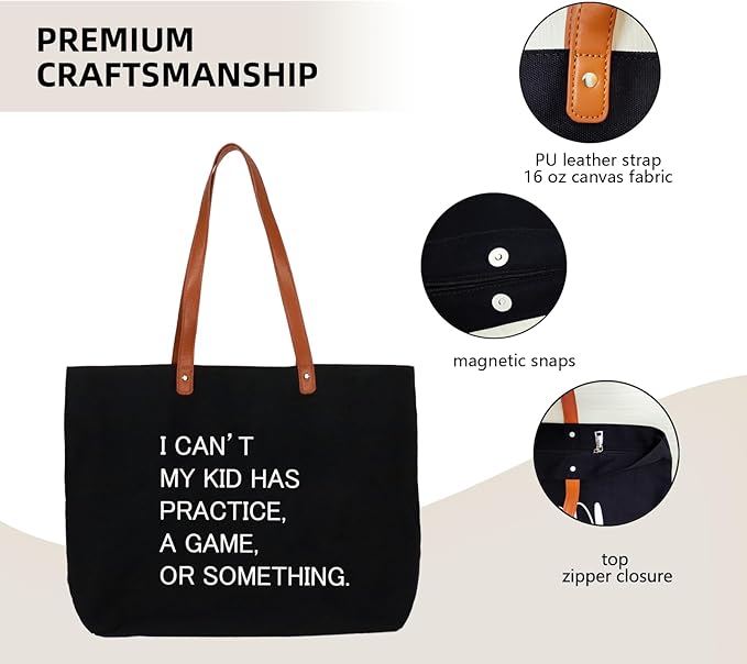 Lamyba New Mom Gifts, Mama Bag Tote with Makeup Bag, Cool Gifts for Mom to be/Expecting Mom/Pregnant Women