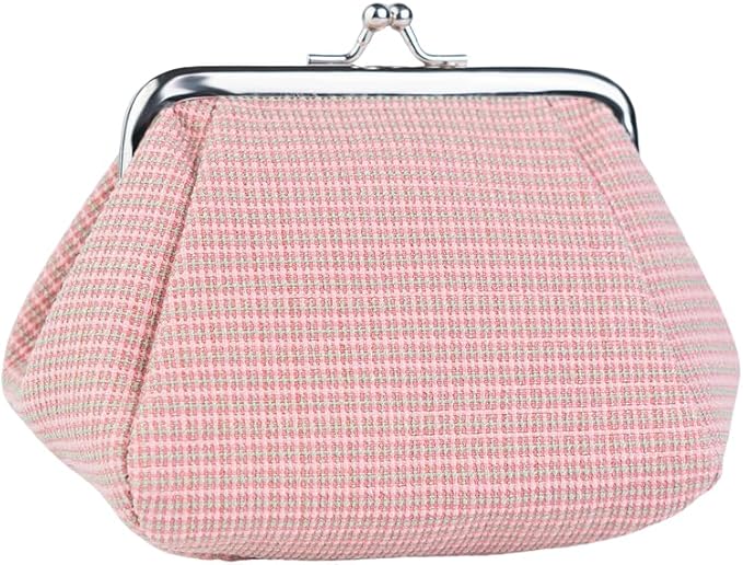 CONCISE Coin Purse Vintage Bag Lock Wallet Buckle Kiss Lock change purse leather coin purse change holder wallet coin