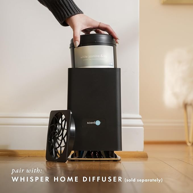 ScentAir Whisper Home Monthly Plug-in Refill, Fragrance Cartridge for Home and Office, Amazon Exclusive, White Jasmine & Ivy