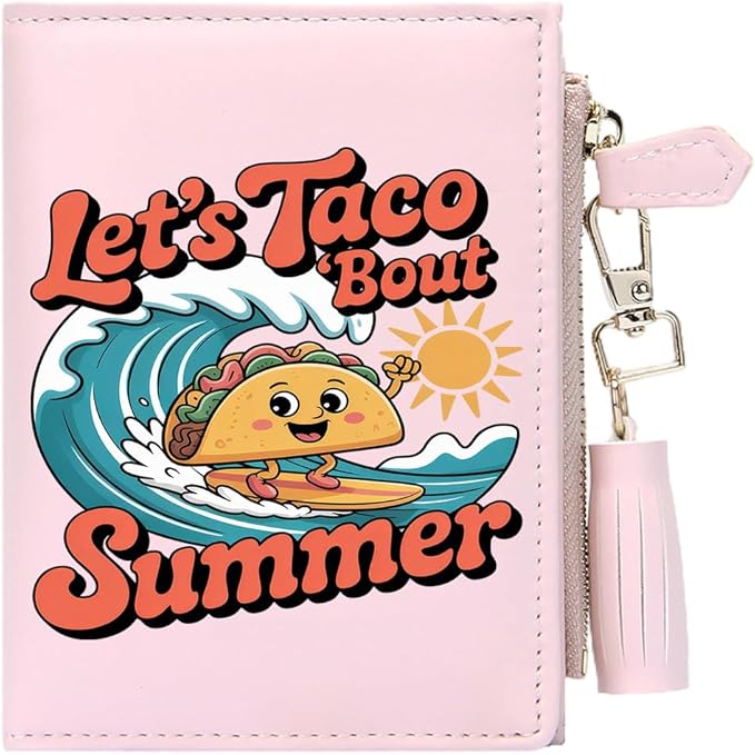GEEAD Custom Design Small Wallets for Women Bifold Slim Coin Purse Zipper ID Card Holder for Christmas
