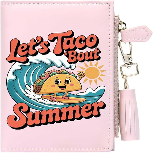 GEEAD Custom Design Small Wallets for Women Bifold Slim Coin Purse Zipper ID Card Holder for Christmas