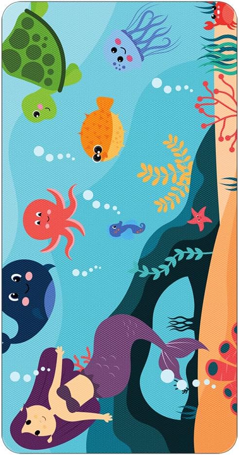 Kahuna Grip™ Non-Slip Peel and Stick Bath & Shower Mat - Ocean Friends (16x35)