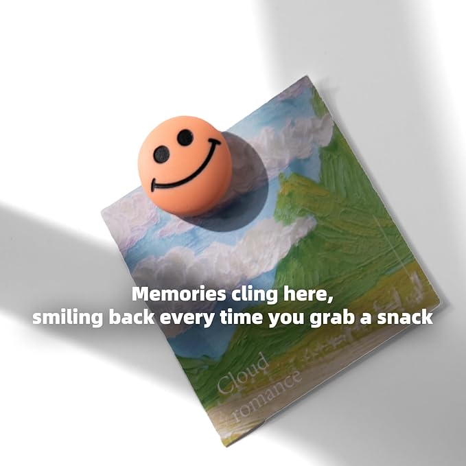 Cute Funny Smiley Face Fridge Magnets for Boys, Strong Fun Refrigerator Magnets for Girls, Decorative Magnets for Classroom, Whiteboard, Office, and Kitchen