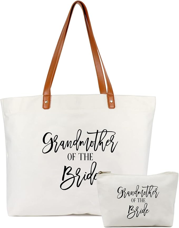 Lamyba New Mom Gifts, Mama Bag Tote with Makeup Bag, Cool Gifts for Mom to be/Expecting Mom/Pregnant Women