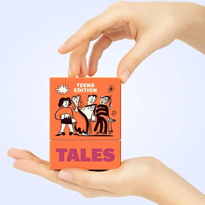 Tales Conversation Starter Cards, Teens Edition 150 Count, Fun Icebreaker Game for Party Games, School, Sleepovers, Game Nights, Gifts & Gatherings, Conversation Cards Games for Meaningful Connections