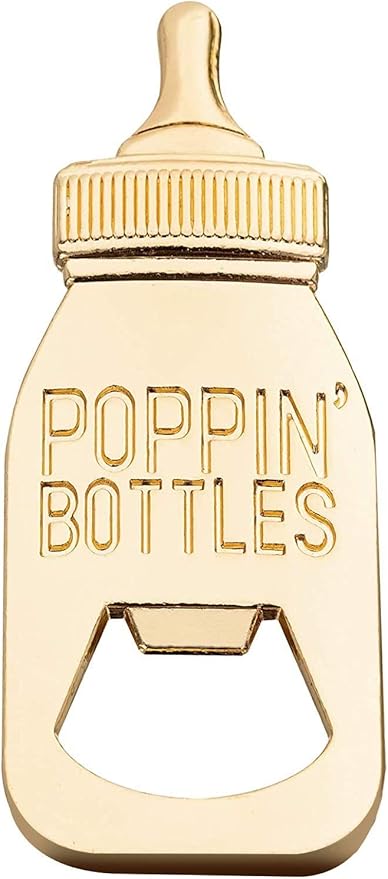 24 Pack Baby Shower Favors Bottle Opener Baby Shower Souvenirs Poppin Bottle Baby Birthday Party Giveaways,Baby Shower/Gender Reveal Party Supplies Decoration Gift (Pink, 24)