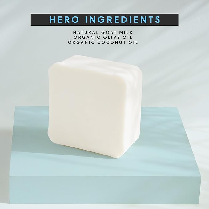 10Lb Goat Milk Soap Base - SLS/SLES Free, No Palm Oil, Organic - Melt and Pour Goats Milk Soap Making Supplies - All Natural, Gentle on Skin, Moisturizing, Perfect for DIY Projects