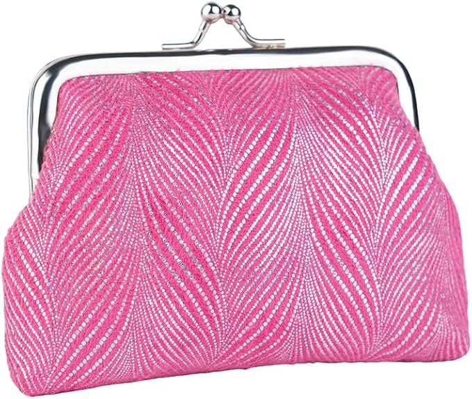 CONCISE Coin Purse Vintage Bag Lock Wallet Buckle Kiss Lock change purse leather coin purse change holder wallet coin