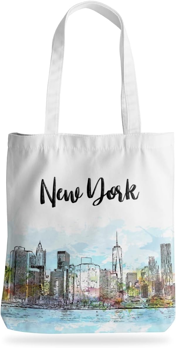 Jeilink New York Souvenirs and Gifts Beach Weekender Tote Travel Reusable Grocery Bags Girls Trip