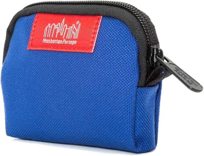 Manhattan Portage Coin Purse With Zipper Closure Pouch Eclectic Colors Credit Card ID Card Jewelry Keys Water Resistant Gift 1000D CORDURA® Everyday Carry