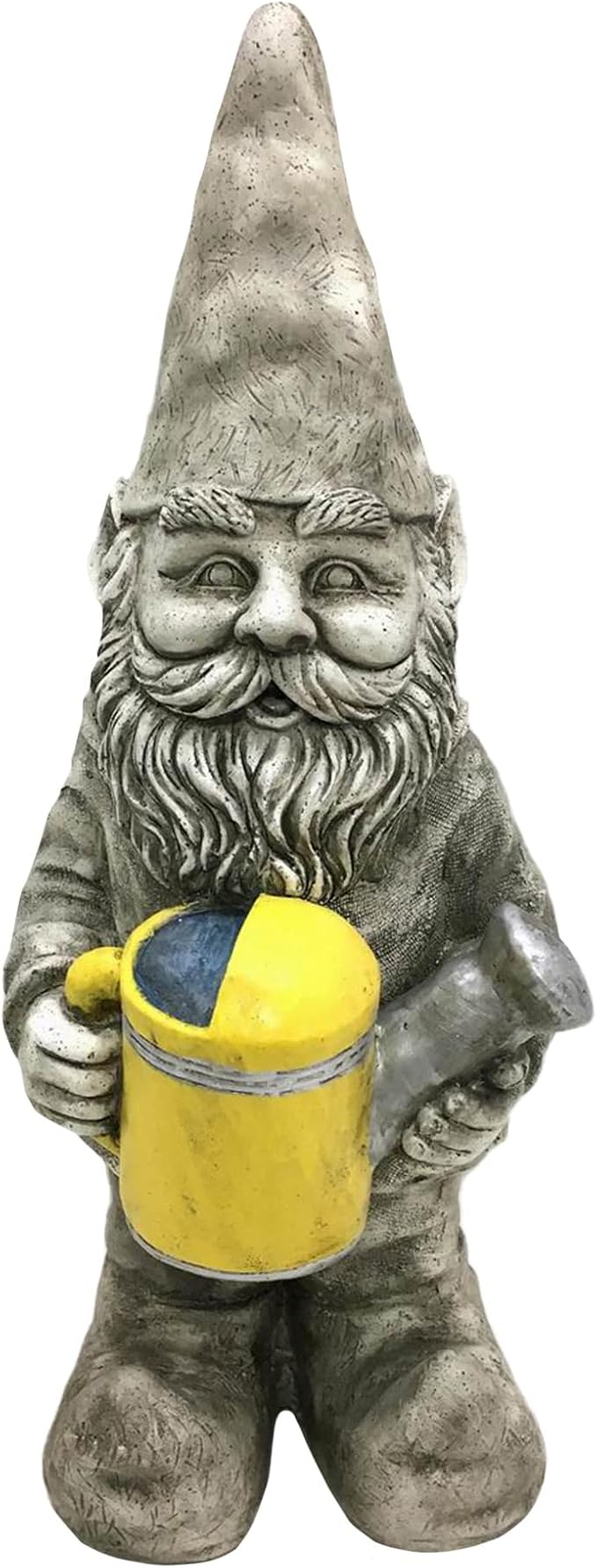 Design House 395830 Indoor/Outdoor Gnome with Watering Can Figurine Statue for Garden Patio Home & Office Décor Housewarming Gifting Birthdays, 18.5" x 6.9" x 7.4, Multicolor