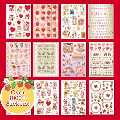 Horizon Group USA Sticker Book, Strawberry Shortcake, 1000+ Stickers - Image 3