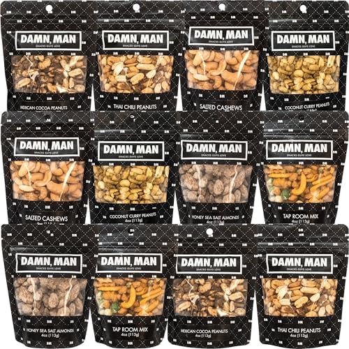 Gift Baskets for Men – Gourmet Nuts Gift Basket, Birthday Gift for Dad, Husband & Adults, Roasted Snack Box Variety, Gifts for Men by AboutUs