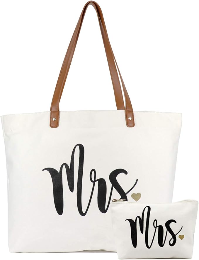 Lamyba New Mom Gifts, Mama Bag Tote with Makeup Bag, Cool Gifts for Mom to be/Expecting Mom/Pregnant Women
