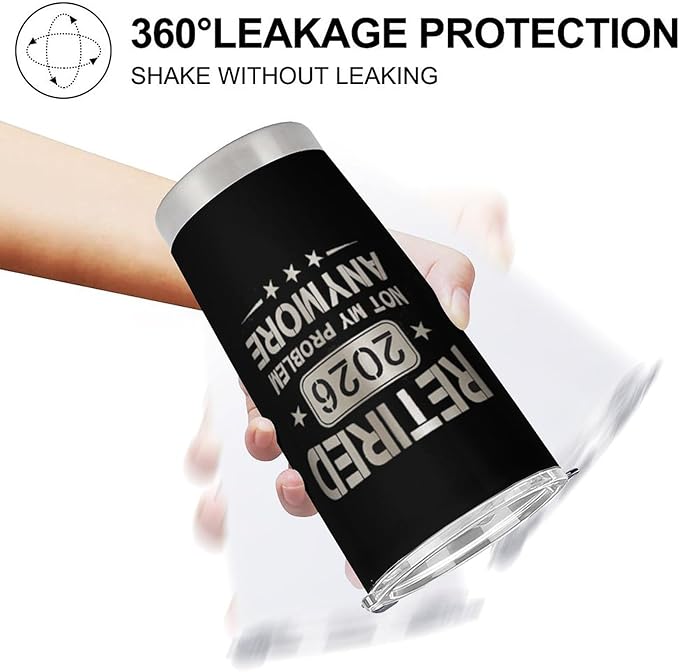 Retirement Gifts for Men Women 2026, 20 oz Retirement Tumbler Stainless Steel Insulated Coffee Cup Double Wall Travel Mug with Lid, Gifts for Teacher Coworkers Leaving