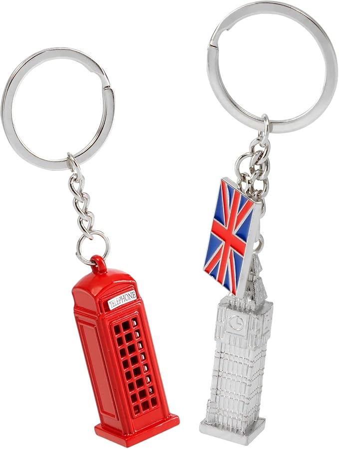 Juvale 6 Pack Keychain Souvenir Gifts, Souvenir Gift, Key Rings