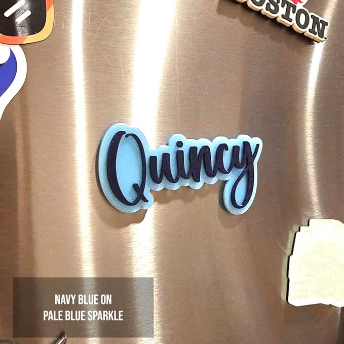 Custom name fridge magnet, family name magnets, locker name magnets, refrigerator name personalized magnet, many colors to choose from! A very smooth and elegant wedding style.
