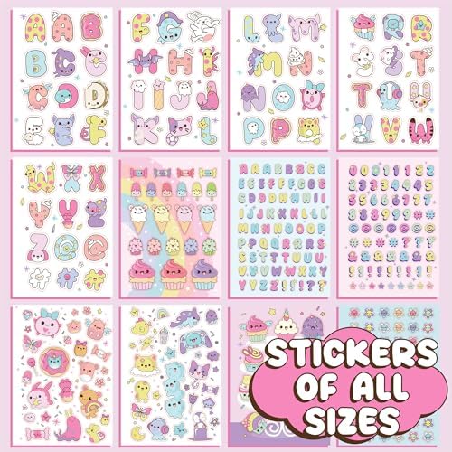Horizon Group USA Sticker Book, Just My Style Kawaii, 1500+ Stickers - Image 4