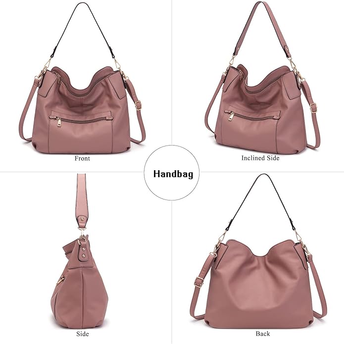 Large Crossbody Bags Ladies Shoulder Handbags Purse and Wallet Set for Women Totes Hobo Purses