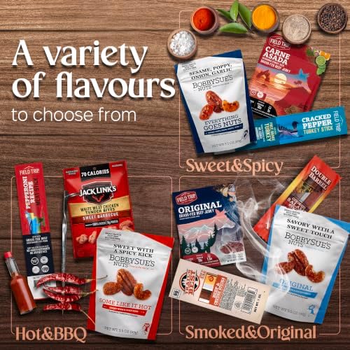 Beef Jerky & Nuts Gift Baskets - Birthday Gifts For Men Who Have Everything - Image 5