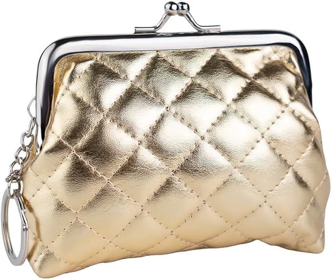 CONCISE Coin Purse Vintage Bag Lock Wallet Buckle Kiss Lock change purse leather coin purse change holder wallet coin
