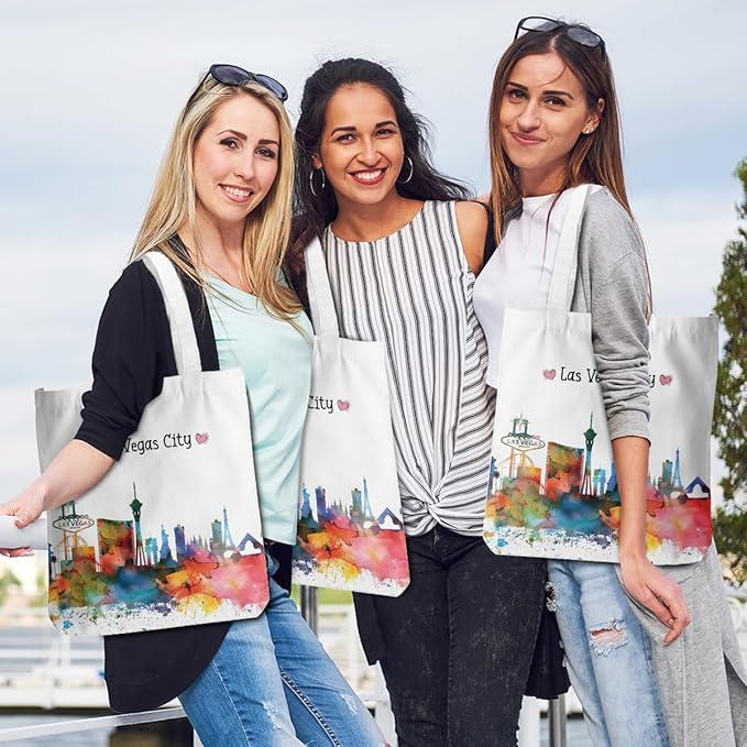 Jeilink New York Souvenirs and Gifts Beach Weekender Tote Travel Reusable Grocery Bags Girls Trip